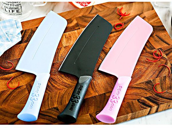 

gmt08 wholesale colorful 9cr17 japanese kitchen cooking knives knife sets meat cleaver sharp vegetable knife abs plastic handle chef knife