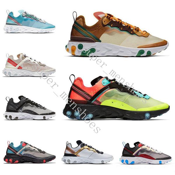 

fashion script bred react element 55 87 running shoes sail se tour yellow highlighted blue moss anthracite mens trainers sports sneakers six