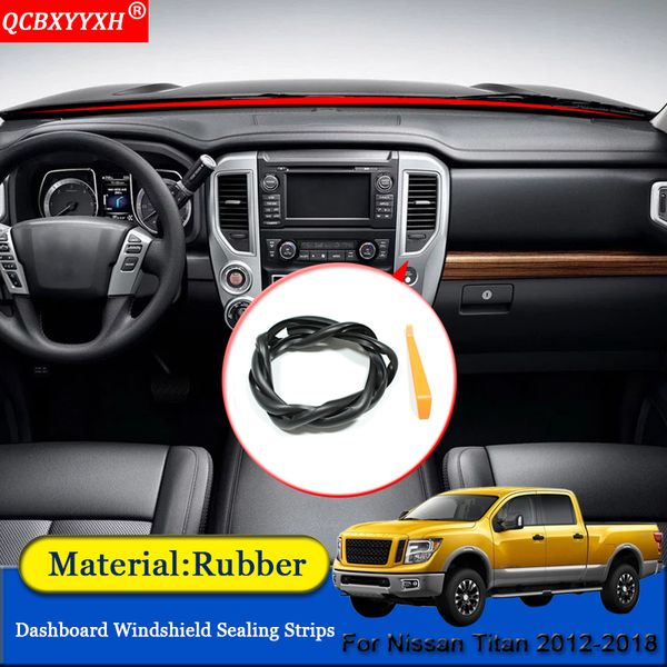

car-styling anti-noise soundproof dustproof car dashboard windshield sealing strips auto accessories for titan 2012-2018