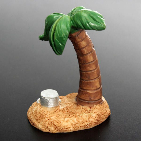 

mini resin coconut tree micro landscape garden diy decorationmini resin coconut tree, durable and practical