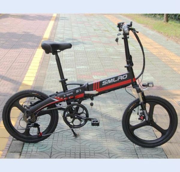 

s9 sells 20 inch folding electric bicycle 500w / 350w, Silver;blue