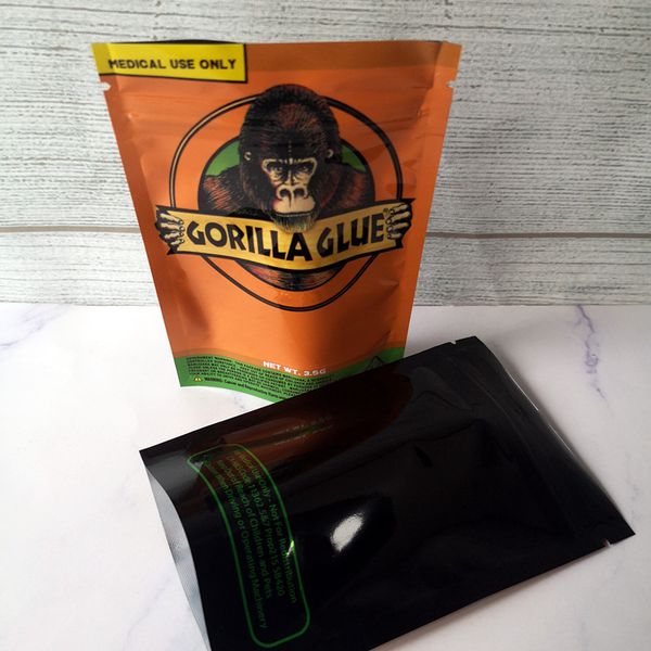 

gorilla glue bag california 3.5g mylar bags smell proof bags gorilla glue zipper bag for dry herb flower packaging package