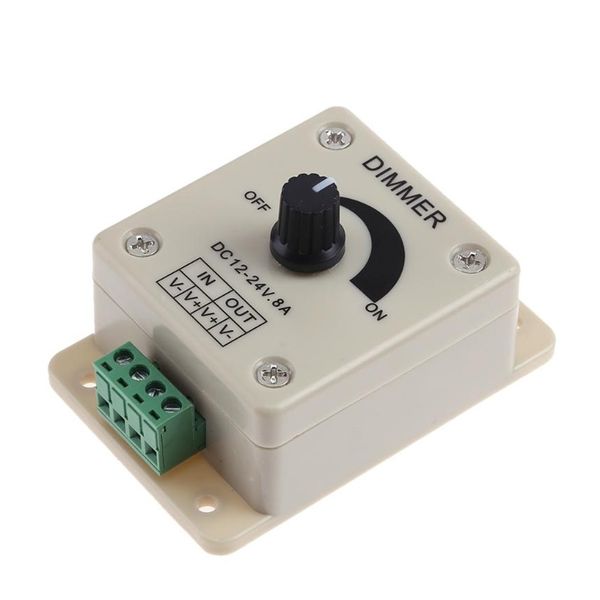 

12V 24V LED Dimmer Switch 8A Регулятор напряжения Регулируемый контроллер для светодиодной п