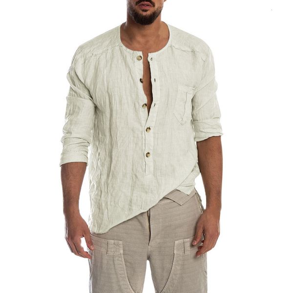 

2019 мужчины повседневный осень новая мода мода мужская иглы показать осень с длинным рукавом повседневная fit кнопки round top блузка рубаш, White;black