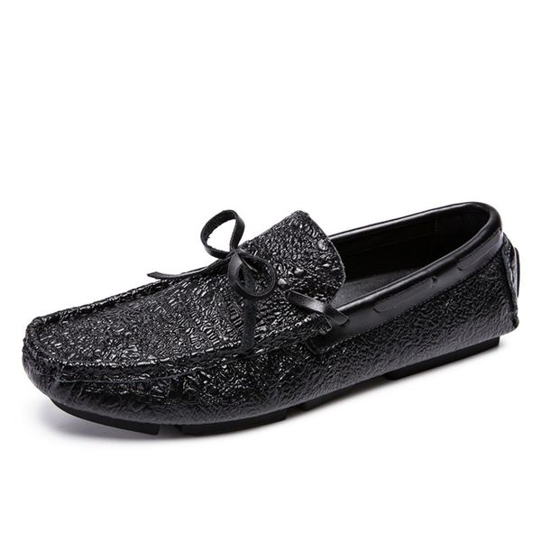 

mens shoes casual 2019 spring summer men loafers new slip on leather youth men shoes breathable fashion flat footwear black