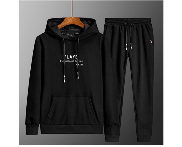 

новая акция в магазине! оптовая или одиночная покупка! осень новый мужской повседневный костюм корейская версия молодежного тренда балахон с, Gray