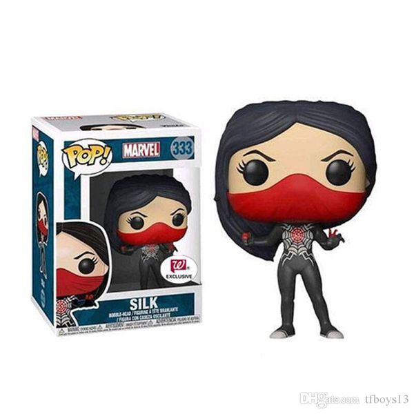 

lxh newbrand funko pop super spider woman vinyl action anime figures toy for collection model toys for children baby christmas gifts