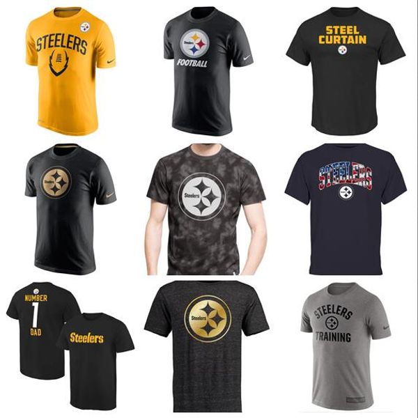 

2019 style pittsburgh men black yellow gold -fit touch performance t-shirt, Blue;black