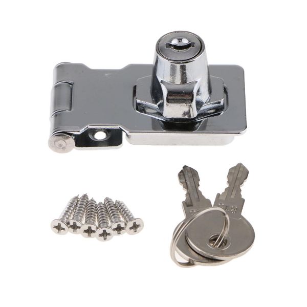 

stainless steel keyed door lock security anti-theft lock buckle locker