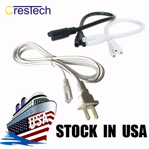 

5.9 feet power extension cord for led t5/t8 light tube, corded electric with built-in on/off switch and kit