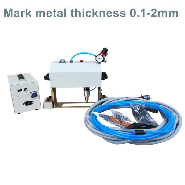 

160*40mm handheld mini laser dot peen engraving marking machine for sale vin code dot pin marking machine vin number