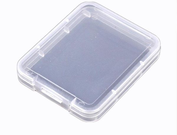 

protection box card container memory card box cf card storage box tool plastic transparent storage easy to carry