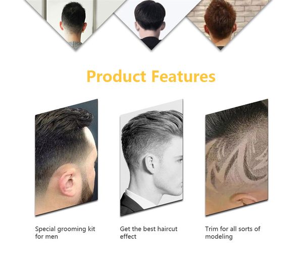 

kemei km - 526 5 in 1 electric washable hair trimmer titanium clipper beard razor line up clipper bwkf jtocd