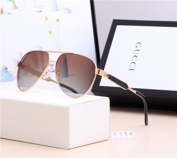 

designer sport sunglasses luxury restoring ancient sunglasses mens fashion driving metal frame glasses uv400 with box-2, White;black