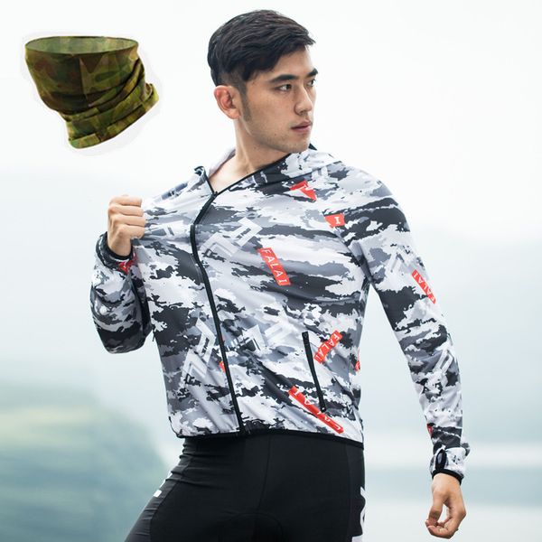 

hunting jackets camouflage fishing clothes set uv sun protection ice clothing quick drying sports cycling hiking fitness long short sleeve s, Camo;black