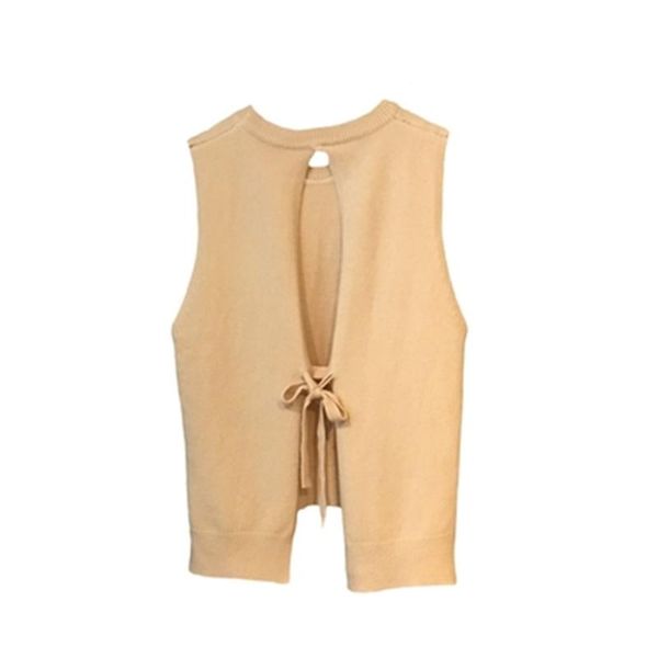 

новая о шее девушка пуловер жилет свитер осень зима коротких вязаных свитеров женщин жилета без рукавов теплого свитера повседневного припус, Black;white