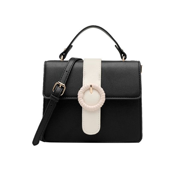 

contrast color handbag female bag new wild flip shoulder bag retro messenger women