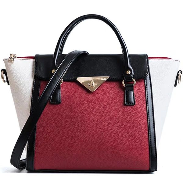 

2020 new wing bag designer handbag hit color versatile shoulder slung female bag large capacity