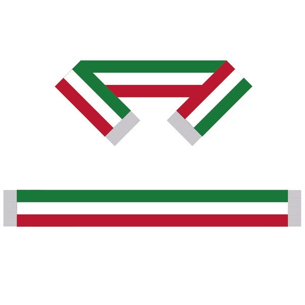 

italy scarf banner 6x60 inch 100% polyester,world flag scarf,you can use people or games that give you support