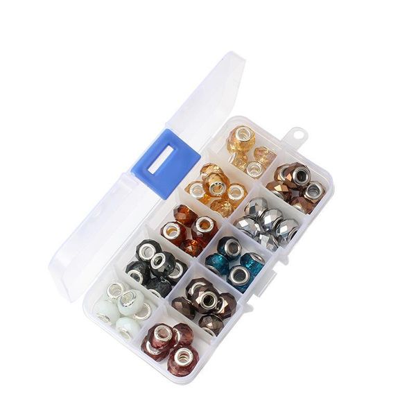 

50pcs set of diy loose bead jewelry marking charm fit pandora european style bracelet