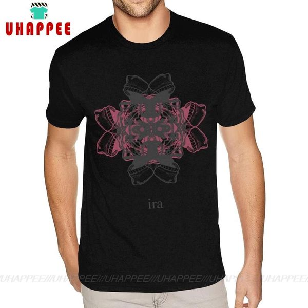 

крупногабаритные ira tee shirt men сделать свой собственный короткий рукав хлопок черный o шеи tees, White;black