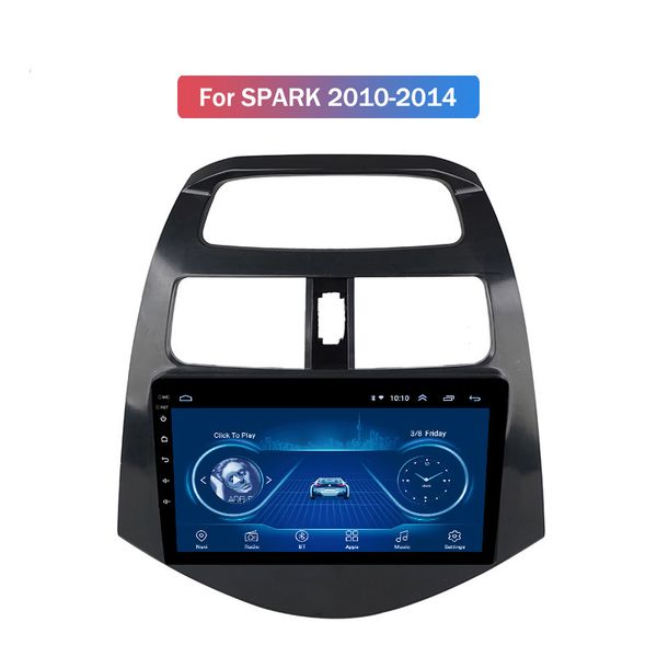 

сенсорный экран 9 дюймов android 10 автомобилей радио automotivo для chevrolet spark 2010-2014 android auto navigation gps