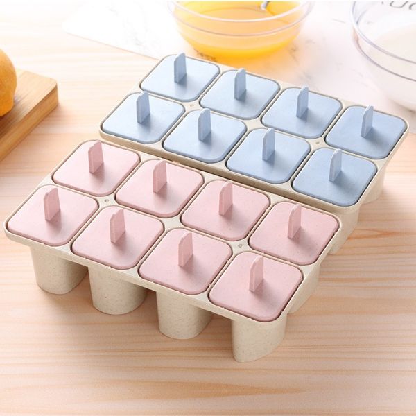 

summer new 8 group wheat straw ice mold creative diy alphabet popsicle ice cream mold frozen popsicle mold kitchen gadgets
