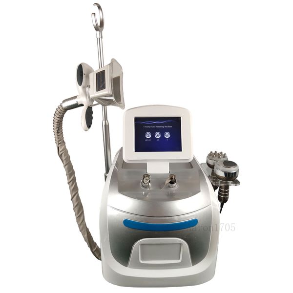 novo modelo de solteiro 1 crio alça cryolipolysis 40k cavitação máquina de esculpir o corpo congelamento de gordura RF multipolar emagrecimento