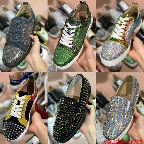 

men s flat trainers seavaste 2 orlato shoes junior spikes and strass real leather sneaker luxury women party shoes with box