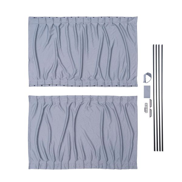 

1pc 70cm long universal retractable car vehicle curtains window roller sun shades blind protectors(grey