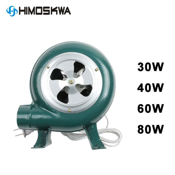 

220v~240v household blower iron barbecue blower small centrifugal 30w 40w 60w 80w eu us plug adapter green for barbecue