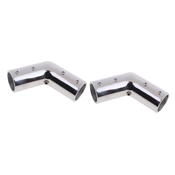 

2pcs нержавеющая сталь 120 градусов лодка marine перилами fitting оборудование 25мм 1 «»