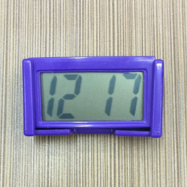 

decor equipment mini digital large lcd auto car truck dashboard time clock stick