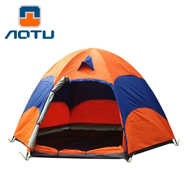 

bump ultra large double layer hexagonal tent 5-8 people camping mongolian yurt outdoor camping four seasons universal sy031