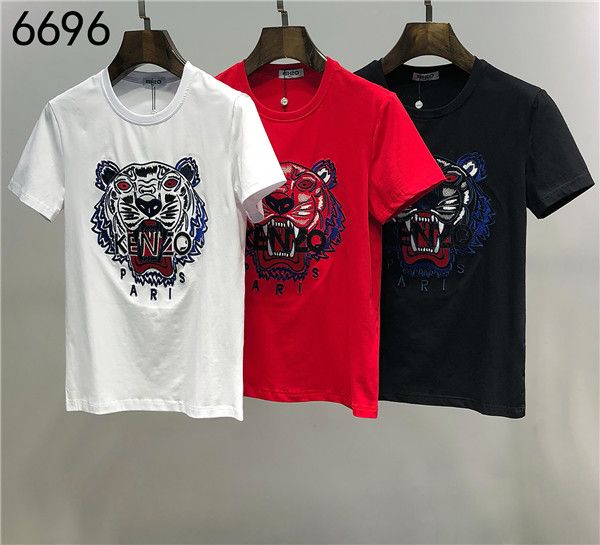 

new men's t-shirt short-sleeved cotton skull print t-shirt round neck slim t-shirt men's fashionable slip g945, White;black