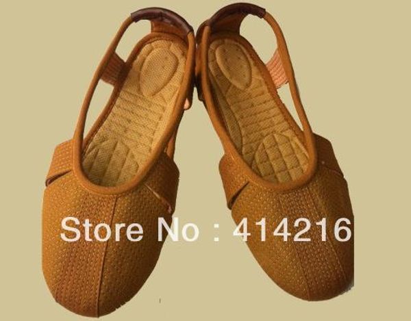 

3colors brown/gray/yellow mesh arhat lohan shoes buddhist nun buddhism abbot monks shoes martial arts sandals