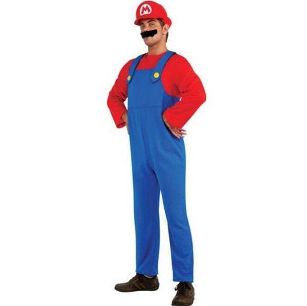 

дешевые костюмы хэллоуина косплей необычные хэллоуин платье партии cute cosplay равномерное мужчины женщины платья размер m-xl 2 цвета, Black;red