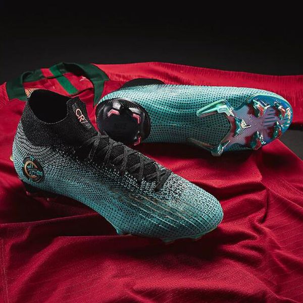 

2019 НОВЫЙ Синий CR7 Дети Футбольные Бутсы Mercurial Superfly VI 360 элита Роналду Клатч мужчины