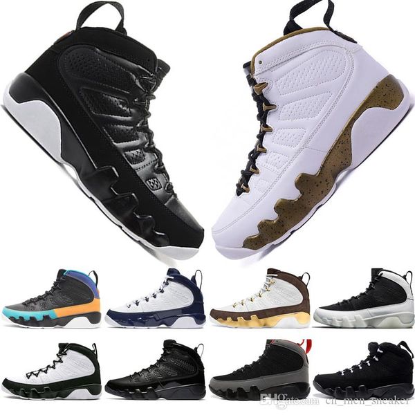 

new 9 9s dream it do it unc mop melo mens basketball shoes la og space jam men bred 2010 release black sports sneakers designer us 7-13, White;red