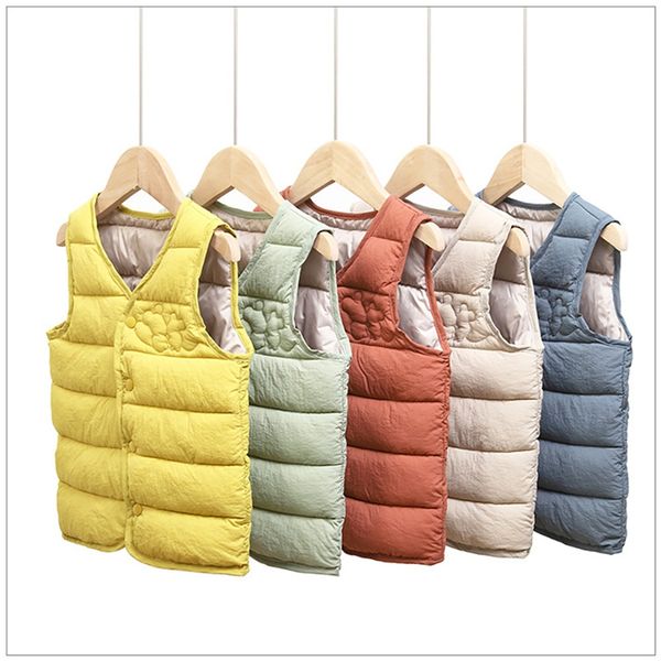 

autumn winter warm kids vests for boys girls clothes soild color outerwear sleeveless jackets baby boy coats, Camo