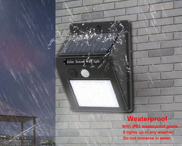 

smart sensor и solar power led настенный светильник pir motion sensor наружные водонепроницаемые светодиоды садовая лампа ландшафтные фонари