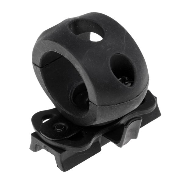 

helmet flashlight mount clip military flashlight clamp adapter, Black;white