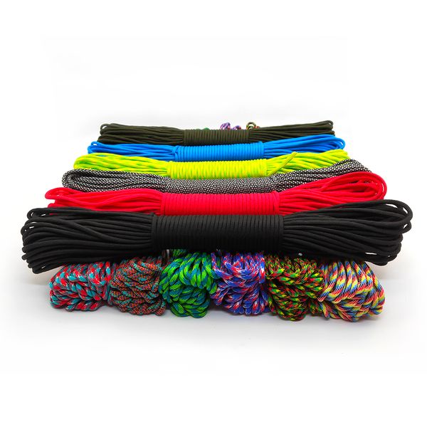 

4 size dia.4mm 9 stand cores paracord for survival parachute cord lanyard camping climbing camping rope hiking clothesline