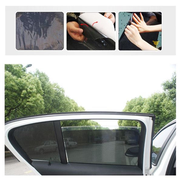 

curtains styling 2pcs/set uv sticker car sunshade electrostatic stickers auto supplies sun block sun-shading stickers 42*38cm