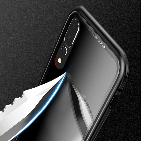 

self adsorption for xiaomi magnetic mi8 lite case tempered glass designer phone case 360 protection back panel magnetic case