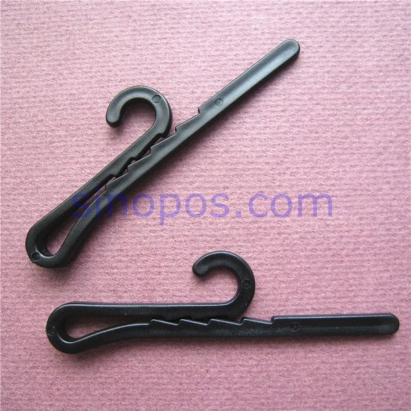 

plastic non slip sock hanger clip, black slide on style toothed packaging long sock hooks antiskid with teeth clothes clips