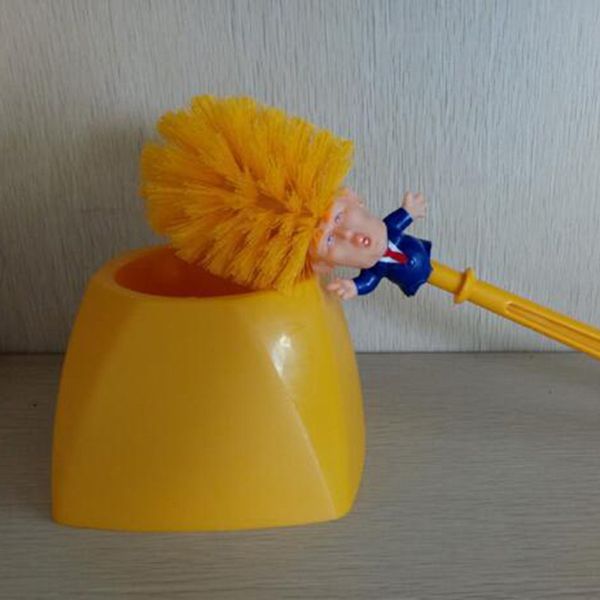

trump toilet brush home shower room portable toilet brush make great again commander in crap cleaner