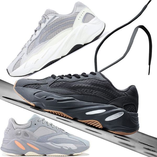 

Inertia Static Kanye West 700 Wave Runner Кроссовки Мужчины Женщины 700s Mauve Solid Grey Роскошные Дизайнерские Спортивные Кроссовки Высокое качество 36-45