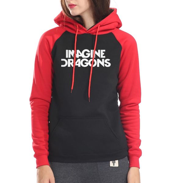 

women woman's quality letter print hooded moleton feminino long raglan sleeve pullovers 2019 fashion fleece hoodies femme s-xxl, Black