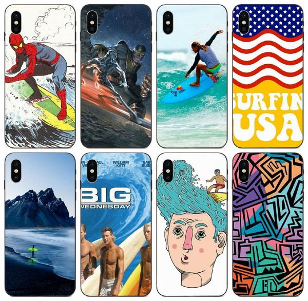 

[tongtrade] pop surfing tumblr case for iphone 11 pro x xs max 8s 7s 6s 5s 4s samsung a3 huawei mate 10 honor v8 v10 htc u11 life cover case